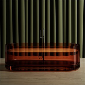 {{photo.Alt || photo.Description || 'Прозрачная ванна ABBER Kristall AT9708Opal коричневая'}}