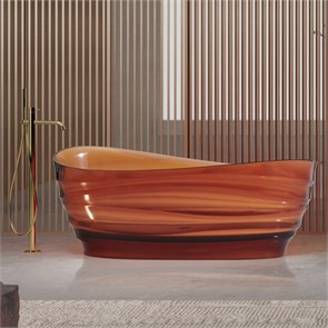 {{photo.Alt || photo.Description || 'Прозрачная ванна ABBER Kristall AT9709Opal коричневая'}}