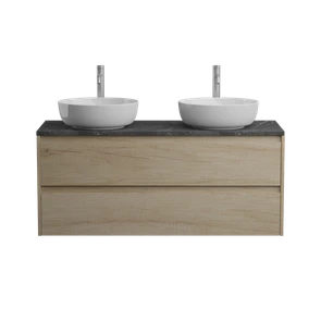 {{photo.Alt || photo.Description || 'Тумба со столешницей и накладными раковинами подвесная BelBagno СТРУКТУРА (KRAFT) 120 Rovere Nebrasca Nature'}}