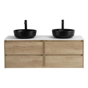 {{photo.Alt || photo.Description || 'Тумба со столешницей EK-140-2-BL подвесная BelBagno СТРУКТУРА (KRAFT) 140 Rovere Nebrasca Nature'}}