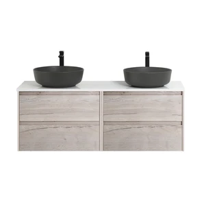 {{photo.Alt || photo.Description || 'Тумба со столешницей EK-140-2-BL подвесная BelBagno СТРУКТУРА (KRAFT) 140 Rovere Galifax Bianco'}}
