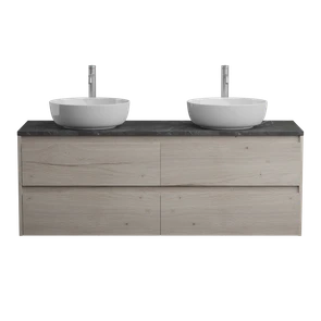 {{photo.Alt || photo.Description || 'Тумба с четырьмя ящиками и столешницей подвесная BelBagno СТРУКТУРА (KRAFT) 140 Rovere Galifax Bianco'}}