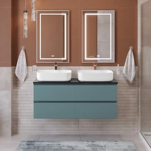 {{photo.Alt || photo.Description || 'Тумба с четырьмя ящиками и столешницей подвесная BelBagno СТРУКТУРА (KRAFT) 120 Голубой Матовый, столешница KEP-120-2-MNO'}}