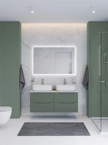 {{photo.Alt || photo.Description || 'Тумба с четырьмя ящиками и столешницей подвесная BelBagno ЭТНА (ETNA) 120 Еловый Матовый, столешница EK-120-2-BL'}}