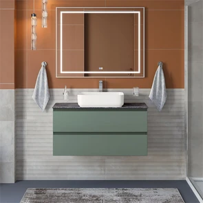 {{photo.Alt || photo.Description || 'Тумба со столешницей подвесная BelBagno СТРУКТУРА (KRAFT) 100 Еловый Матовый, столешница KEP-100-GRN'}}