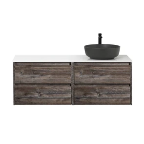 {{photo.Alt || photo.Description || 'Тумба со столешницей и накладной раковиной подвесная BelBagno СТРУКТУРА (KRAFT) 120 Pino Pasadena, раковина справа'}}