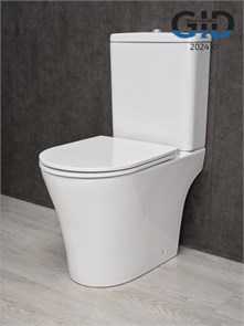 {{photo.Alt || photo.Description || 'Напольный унитаз белый безободковый микролифт дюропласт Gid Tn2124'}}