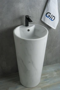 {{photo.Alt || photo.Description || 'Напольная раковина для ванной под камень матовая Gid Nb131ws'}}