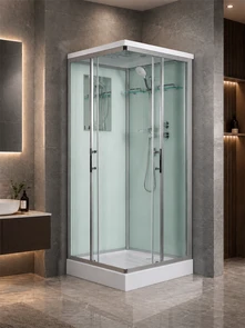 {{photo.Alt || photo.Description || 'Душевая кабина Weltwasser WW500 Laine 902 90х90 10000003262 профиль хром, стекло прозрачное'}}