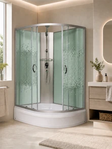 {{photo.Alt || photo.Description || 'Душевая кабина Мономах 100x80 L профиль хром стекло с рисунком (10000005773)'}}