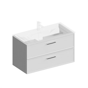 {{photo.Alt || photo.Description || 'Тумба Piano Classic/Пиано Классик подвесная 95 см, 2 ящика, ясень белый матовый'}}