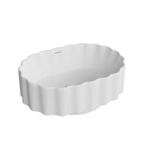 {{photo.Alt || photo.Description || 'Раковина ARTBASIN Conchiglia/АртБейзин Конкилья накладная 50, белая матовая'}}