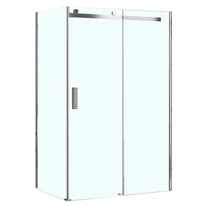 {{photo.Alt || photo.Description || 'Душевое ограждение Loranto NEO 90x120x190cm прозрачное закаленное стекло 8 мм, Easy clean, профиль серебро, без поддона (CS-22111-120*90)'}}
