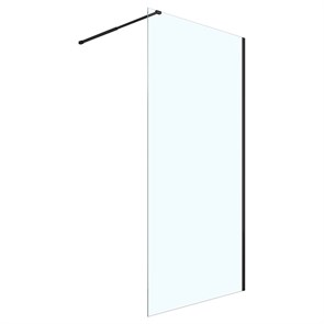 {{photo.Alt || photo.Description || 'Душевая перегородка Loranto Walk-in 90x200 регулируемый кронштейн 70-100 мм, прозрачное стекло 8 мм, профиль черный матовый (CS-W04B-90)'}}