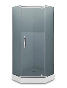 {{photo.Alt || photo.Description || 'Душевое ограждение Loranto NEO 100x100x200 серое закаленное стекло 8 мм, Easy clean, профиль серебро, без поддона (CS-22112-100)'}}