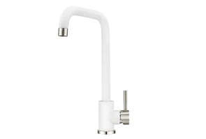 ST-4033, БЕЛЫЙ Смеситель для кухни, GRANULA STANDART ST-4033, БЕЛЫЙ