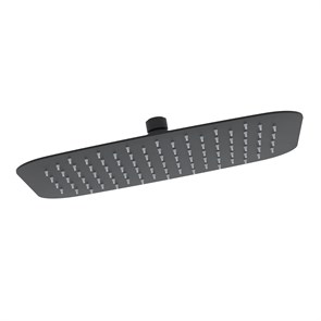Верхний душ VENTAS O BLACK 30x20 см, черный матовый, BERGES 074006