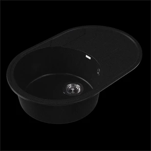 {{photo.Alt || photo.Description || 'Мойка DrGans "Лиана" 760, черный СМс (29.020.C0760.407)'}}