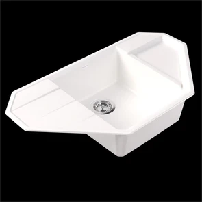 {{photo.Alt || photo.Description || 'Мойка DrGans "Крона" 910, белый СМс (29.040.D0910.401)'}}