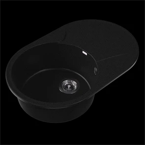 {{photo.Alt || photo.Description || 'Мойка DrGans "Виола" 740, черный СМс (25.140.C0740.407)'}}