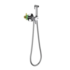 Смеситель встроенный с гигиеническим душем Timo Caisa хром (9038/00SM) 9038/00SM