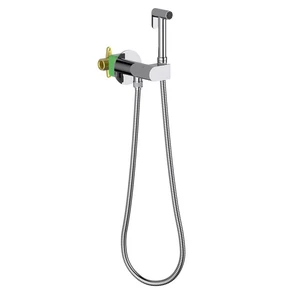 Смеситель встроенный с гигиеническим душем Timo Caisa хром (9137/00SM) 9137/00SM
