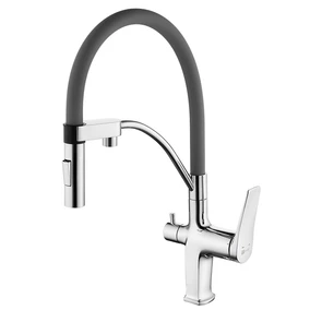 {{photo.Alt || photo.Description || 'Comfort Смеситель для кухни, гиб.излив 206мм фильтр.воды, р/ОД, хром/серый, LM, LM3074C-Gray'}}