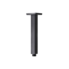 Держатель верхнего душа VENTAS S BLACK потолочный, 20 см, черный матовый, BERGES 074012