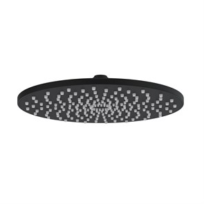 Верхний душ NARDIS R BLACK 23 см, черный матовый, BERGES 072004