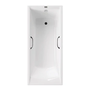 {{photo.Alt || photo.Description || 'Чугунная ванна Devon 175x70x45 с квадратными черными матовыми ручками'}}