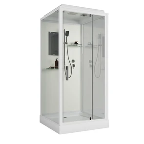 {{photo.Alt || photo.Description || 'Душевая кабина Niagara Standart ST90/15Q (90х90х215) квадрат,поддон 15см,распашная,проф.белый,3 места'}}