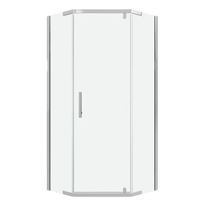 {{photo.Alt || photo.Description || 'Душевое ограждение Niagara Eco NG-1010-14D (100х100х190) трапеция,распашное,хром,стекло прозрачное,1 место'}}