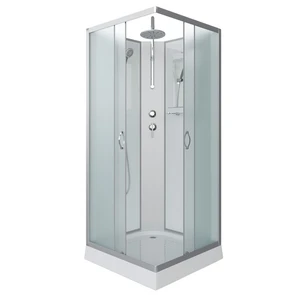 {{photo.Alt || photo.Description || 'Душевая кабина Niagara Classic NG-1101-14BKT (90х90х210) низкий поддон(13см),стекло матовое,3 места с полкой'}}