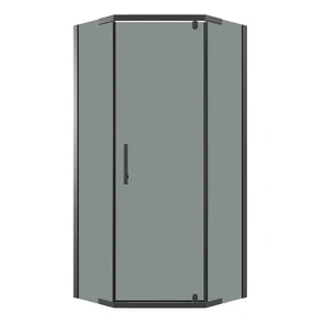 {{photo.Alt || photo.Description || 'Душевое ограждение Niagara Eco NG-1010-14DT (100х100х190) трапеция,распашное,черный,стекло тонированное,1 место'}}
