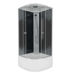 {{photo.Alt || photo.Description || 'Душевая кабина Niagara Eco NG-7509-14BLACK (100х100х215) высокий поддон(40см),стекло мозаика,4 места'}}