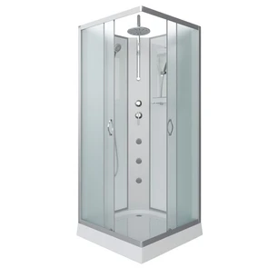 {{photo.Alt || photo.Description || 'Душевая кабина Niagara Classic NG-1101-14BKTG (90х90х210) низкий поддон(13см),стекло матовое,3 места с полкой'}}