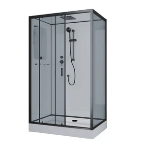 {{photo.Alt || photo.Description || 'Душевая кабина Niagara Premium NG-6912-01QL BLACK (120х80х210) низкий поддон(16 см),черный,стекло тонированное,4 места'}}