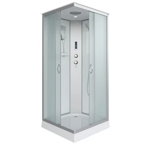 {{photo.Alt || photo.Description || 'Душевая кабина Niagara Classic NG-1101-14P (90х90х215) низкий поддон(13см),стекло матовое,3 места с полкой'}}