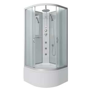 {{photo.Alt || photo.Description || 'Душевая кабина Niagara Classic NG-2309-14BKTG (100х100х210) высокий поддон(40см),стекло матовое,4 места'}}