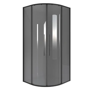 {{photo.Alt || photo.Description || 'Душевое ограждение Niagara Nova NG-2827-34BLACK (100х100х195) четверть круга,черный матовый,двери раздвижные,стекло тонированное,1 место'}}