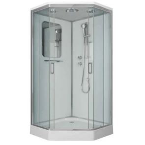 {{photo.Alt || photo.Description || 'Душевая кабина Niagara Premium NG-6002-01D (100х100х220) низкий поддон(16 см),стекло прозрачное,4 места'}}