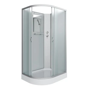 {{photo.Alt || photo.Description || 'Душевая кабина Niagara Classic NG-3312-14RBK (120х80х200) низкий поддон(13см),стекло матовое,3 места'}}