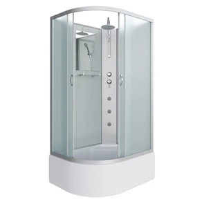 {{photo.Alt || photo.Description || 'Душевая кабина Niagara Classic NG-2310-14RBKTG (120х80х210) высокий поддон(40см),стекло матовое,4 места'}}