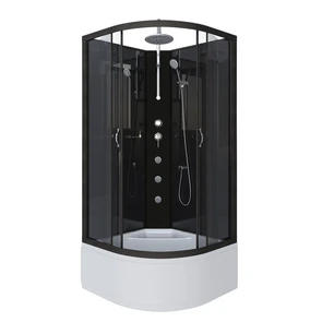 {{photo.Alt || photo.Description || 'Душевая кабина Niagara Classic NG-6508-14BKTG (90х90х210) высокий поддон(40см),черный,стекло тонированное,4 места'}}