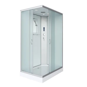 {{photo.Alt || photo.Description || 'Душевая кабина Niagara Classic NG-43085-14QP (100х80х215) низкий поддон(13см),стекло матовое,3 места'}}
