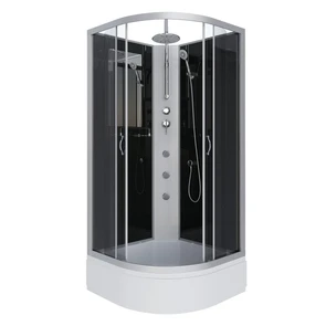 {{photo.Alt || photo.Description || 'Душевая кабина Niagara Classic NG-3502-14BKTG (100х100х210) средний поддон(26см),стекло тонированное,4 места'}}