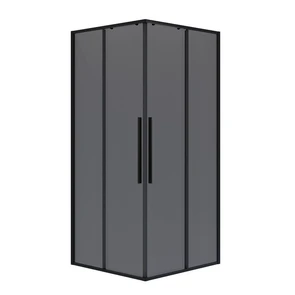 {{photo.Alt || photo.Description || 'Душевое ограждение Niagara Nova NG-2823-34BLACK (90х90х195) квадрат,черный матовый,двери раздвижные,стекло тонированное,1 место'}}