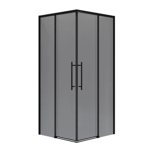 {{photo.Alt || photo.Description || 'Душевое ограждение Niagara Nova NG-2830-34BLACK (100х100х195) квадрат,черный матовый,двери раздвижные,стекло тонированное,1 место'}}
