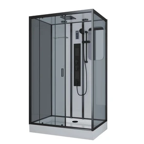 {{photo.Alt || photo.Description || 'Душевая кабина Niagara Premium NG-6912-01GQL BLACK (120х80х210) низкий поддон(16 см),черный,стекло тонированное,5 мест'}}