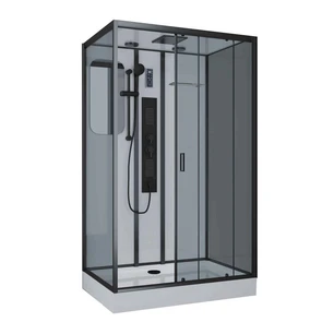 {{photo.Alt || photo.Description || 'Душевая кабина Niagara Premium NG-6912-01GQR BLACK (120х80х210) низкий поддон(16 см),черный,стекло тонированное,5 мест'}}